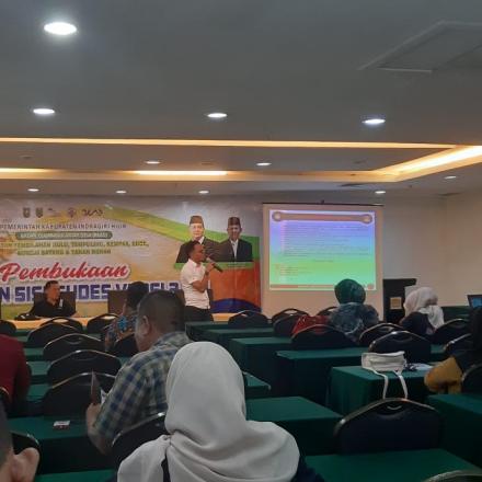 Sesi Materi dari Kasat Reskrim Polres Inhil